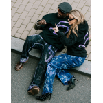 Černá mikina Sawcy Záda S